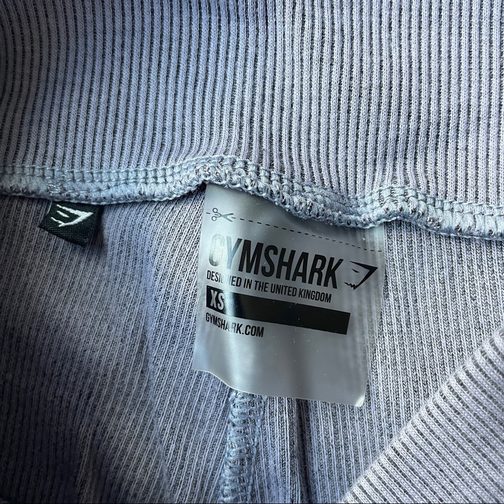 Gymshark Slounge Ribbon Joggers Pants in Steel Blue Marl XS - Picture 8 of 8
